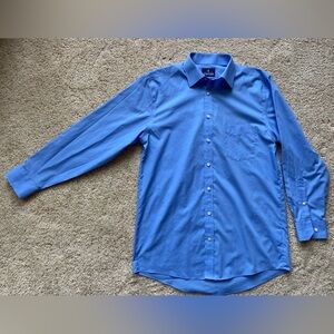 Men’s Stafford travel regular fit easy care broadcloth button down dress shirt